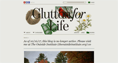Desktop Screenshot of gluttonforlife.com
