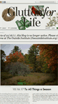 Mobile Screenshot of gluttonforlife.com