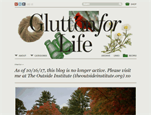 Tablet Screenshot of gluttonforlife.com